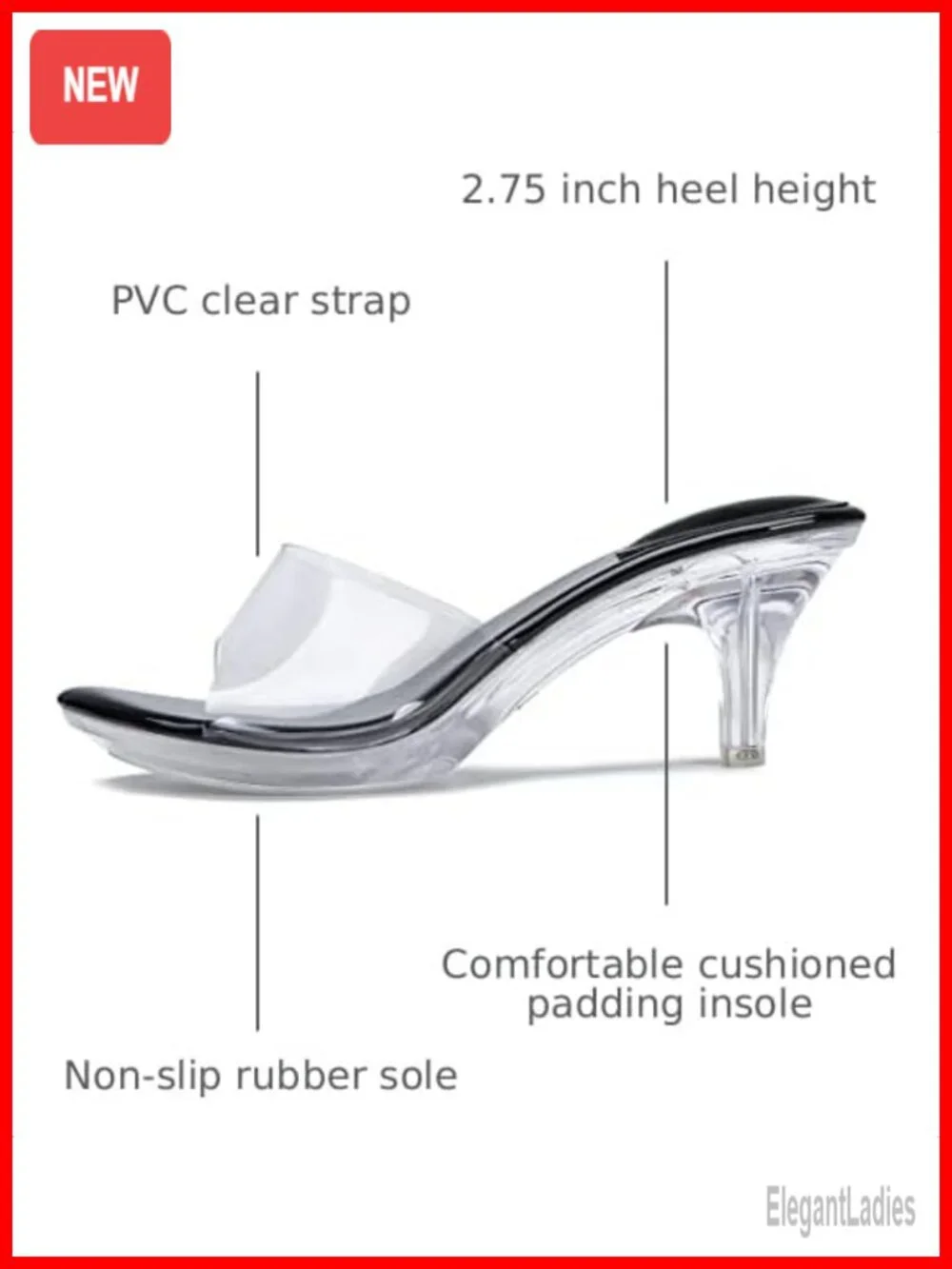 Clear Heels for Women Little Platform Stiletto Open Toe Dress Sandals